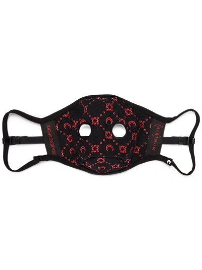Marine Serre 'air' Mundschutz Mit Logo-print In Black