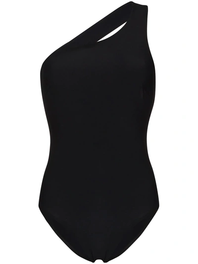 Bondi Born Collete One-shoulder One-piece Swimsuit In Black