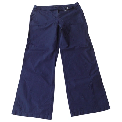 Pre-owned Hartford Large Trousers In Blue