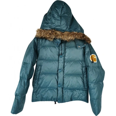 Pre-owned Carhartt Puffer In Green