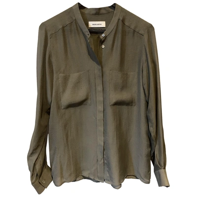 Pre-owned Mauro Grifoni Green Viscose Top