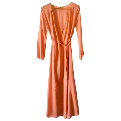 Pre-owned Bower Maxi Dress In Orange