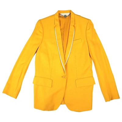 Pre-owned Stella Mccartney Yellow Jacket