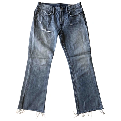 Pre-owned Allsaints Blue Denim - Jeans Jeans