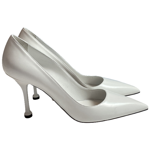 prada white platform shoes