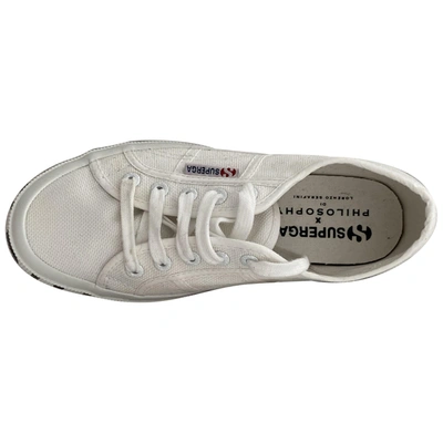 Pre-owned Superga Cloth Trainers In White