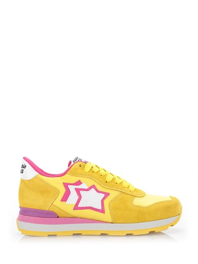 Atlantic Stars Yellow Suede 'vega' Sneakers