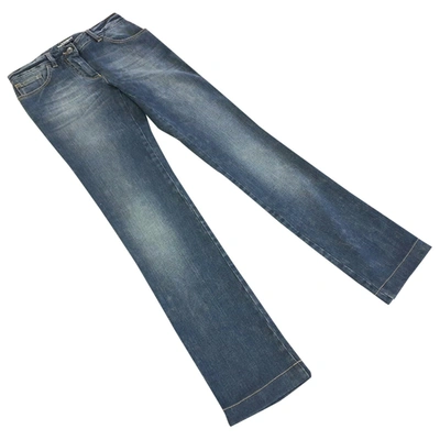 Pre-owned Dolce & Gabbana Straight Jeans In Navy