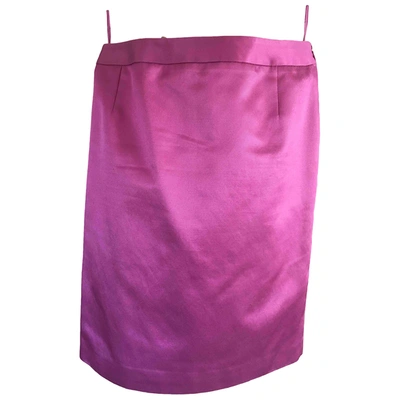 Pre-owned Dior Mini Skirt In Pink