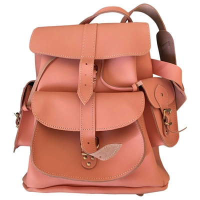 Pre-owned Grafea Leather Backpack In Pink | ModeSens display picture 3