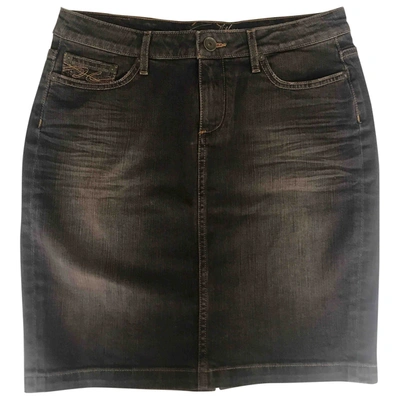 Pre-owned Tommy Hilfiger Mini Skirt In Brown