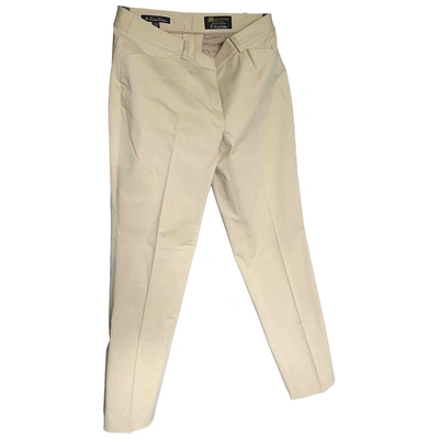 Pre-owned Brooks Brothers Wool Chino Pants In Beige