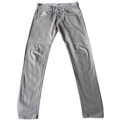 Pre-owned Mauro Grifoni Straight Jeans In Beige