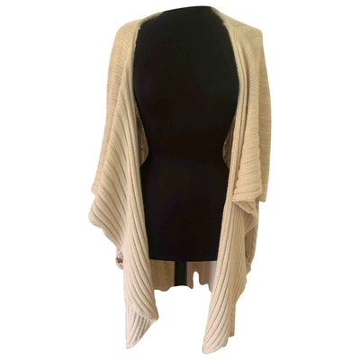 Pre-owned Catherine Malandrino Beige Wool Coat