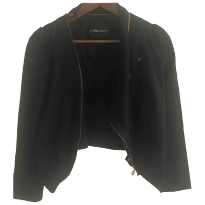 Pre-owned Stine Goya Short Vest In Black