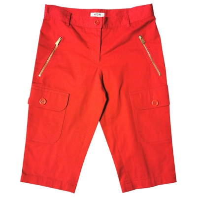 Pre-owned Moschino Cheap And Chic Short Pants In Red
