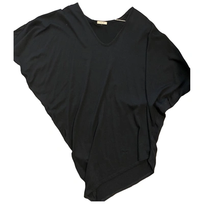 Pre-owned Helmut Lang Wool T-shirt In Black