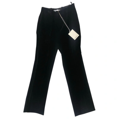Pre-owned Givenchy Black Velvet Trousers
