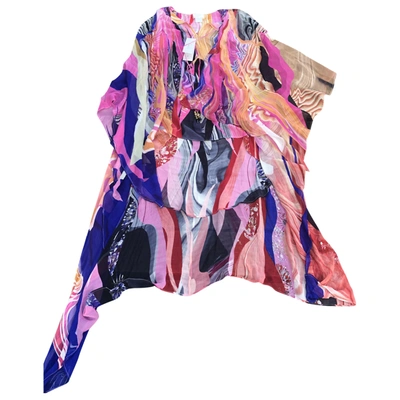 Pre-owned Camilla Silk Tunic In Multicolour
