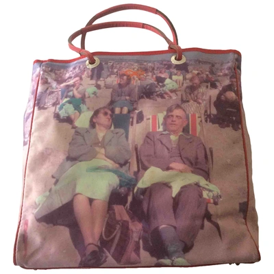 Pre-owned Anya Hindmarch Cloth Handbag In Multicolour