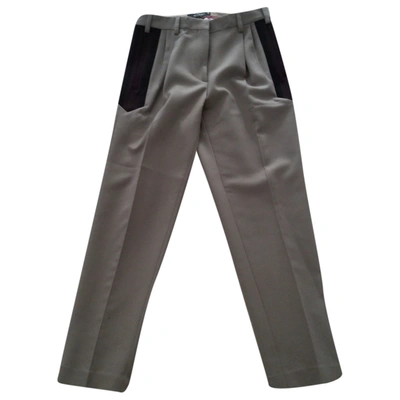 Pre-owned Etro Wool Carot Trousers In Other