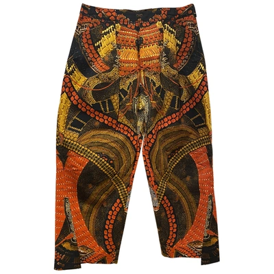 Pre-owned Alexander Mcqueen Trousers In Multicolour