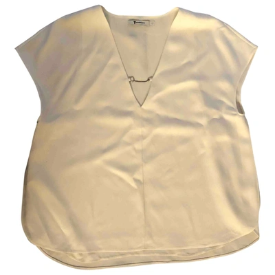 Pre-owned Alexander Wang White Viscose Top