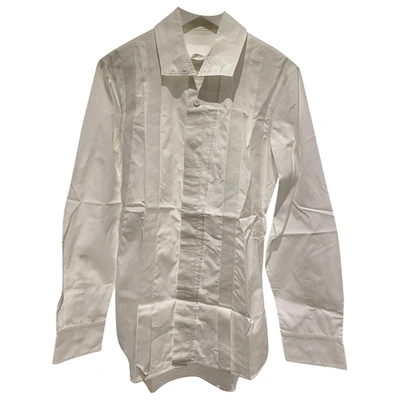 Pre-owned Alexander Mcqueen Shirt In White