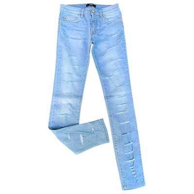 Pre-owned Versus Slim Jeans In Blue