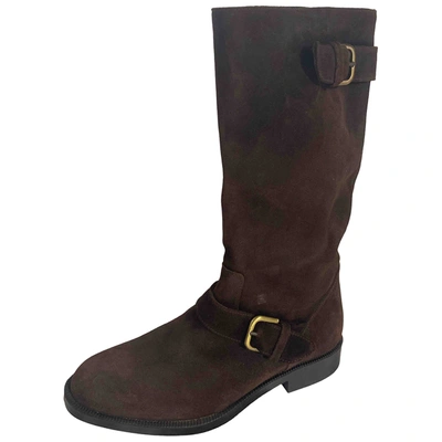 Pre-owned Fratelli Rossetti Boots In Brown