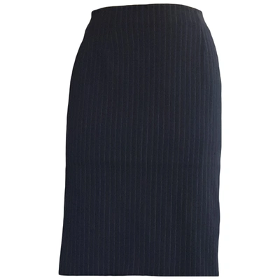 Pre-owned Saint Laurent Mid-length Skirt In Blue