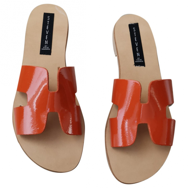 steve madden sandals orange