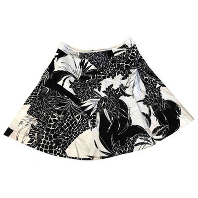 Pre-owned See By Chloé Linen Mini Skirt In Black