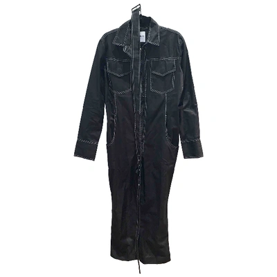 Pre-owned Orseund Iris Black Cotton Jumpsuit