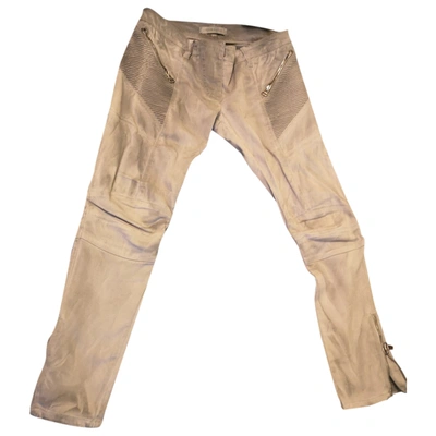 Pre-owned Pierre Balmain Slim Jeans In Grey