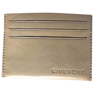 Pre-owned Givenchy Leather Small Bag In Beige