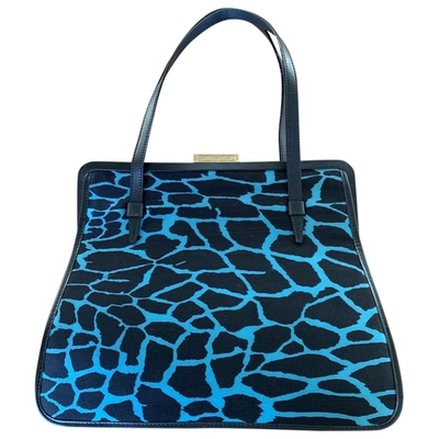 Pre-owned Roberto Cavalli Silk Handbag In Multicolour