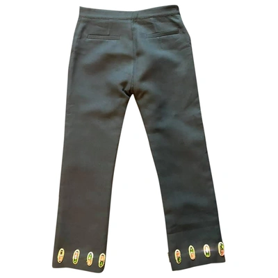 Pre-owned House Of Holland Trousers In Grey