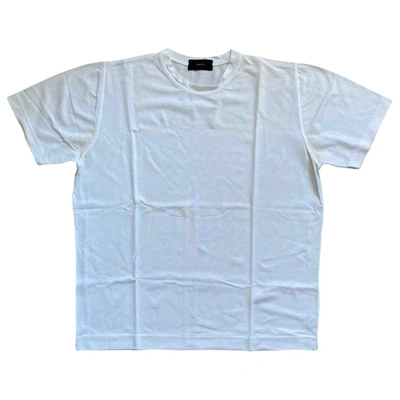 Pre-owned Zanone White Cotton T-shirt
