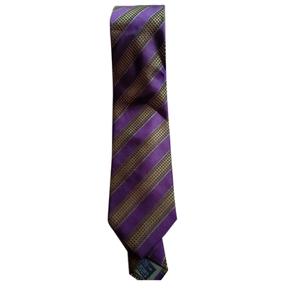 Pre-owned Etro Silk Tie In Multicolour