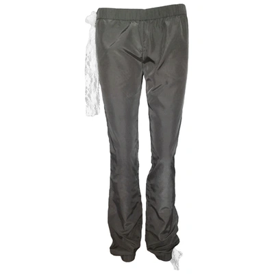Pre-owned American Retro Trousers In Green