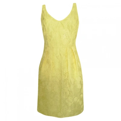 Pre-owned Armani Collezioni Mid-length Dress In Yellow