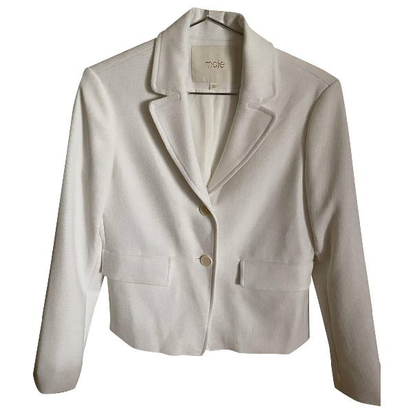maje white jacket