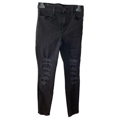 Pre-owned J Brand Slim Jeans In Black