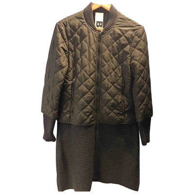 Pre-owned Bark Khaki Wool Coat