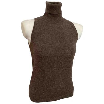 Pre-owned Cruciani Cashmere Knitwear In Brown