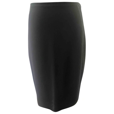 Pre-owned Donna Karan Mid-length Skirt In Black