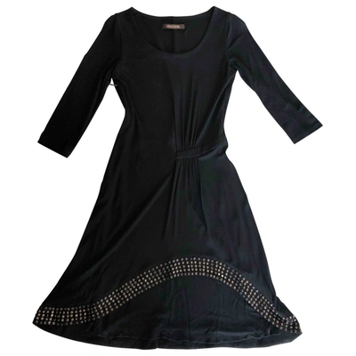 Pre-owned Roberto Cavalli Mid-length Dress In Black