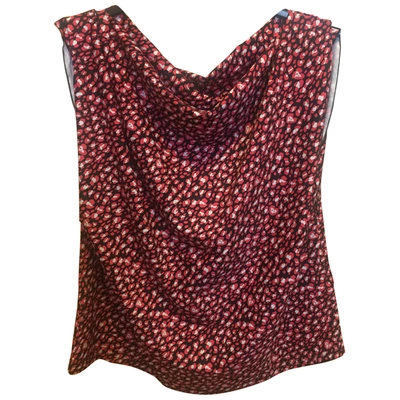 Pre-owned Just Cavalli Camisole In Red