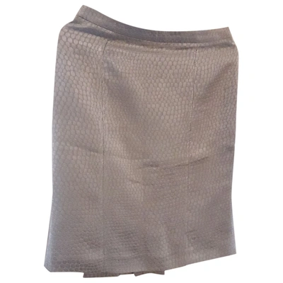 Pre-owned Armani Collezioni Mid-length Skirt In Grey
